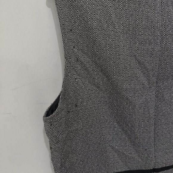DEFECT Kasper Women's Sleeveless Office Dress Gray Size 10 $80 2A022 - Picture 5 of 5